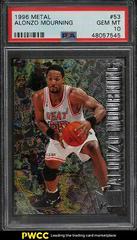 Alonzo Mourning #53 Basketball Cards 1996 Fleer Metal Prices