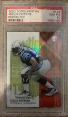 Julius Peppers [Refractor] #136 Football Cards 2002 Topps Pristine Prices