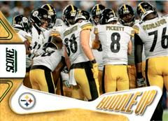 Pittsburgh Steelers [Green] #9 Football Cards 2023 Panini Score Huddle Up Prices