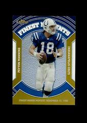 Peyton Manning [Gold Refractor] #VFM-PM Football Cards 2007 Topps Finest Moments Prices