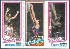 Abdul-Jabbar, Shumate, Demic Basketball Cards 1980 Topps Prices