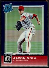 Aaron Nola [Purple] #37 Baseball Cards 2016 Panini Donruss Optic Prices