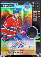 Jordan Harris [Purple Autograph] #91 Hockey Cards 2022 Upper Deck Synergy Prices