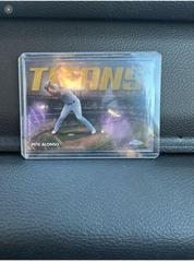 Pete Alonso [Gold] Baseball Cards 2023 Topps Chrome Titans Prices