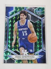 Reed Sheppard [Geometric Teal Refractor] #42 Basketball Cards 2023 Bowman Best University Prices