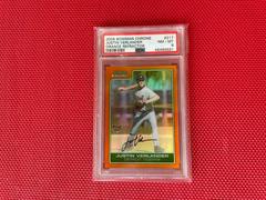 Justin Verlander [Orange Refractor] Baseball Cards 2006 Bowman Chrome Prices