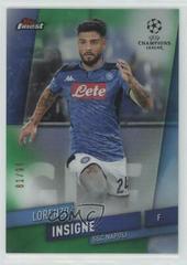 Lorenzo Insigne [Green Refractor] Soccer Cards 2019 Finest UEFA Champions League Prices