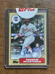 Andrew McCutchen #87BA-AM Baseball Cards 2022 Topps 1987 Autographs Prices