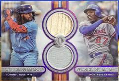 Vladimir Guerrero / Vladimir Guerrero Jr. [Purple Dual Player] #DR2-GG Baseball Cards 2024 Topps Tribute Dual Relic Prices