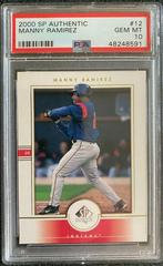 Manny Ramirez Baseball Cards 2000 SP Authentic Prices