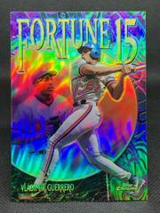 Vladimir Guerrero [Refractor] Baseball Cards 1999 Topps Chrome Fortune 15 Prices