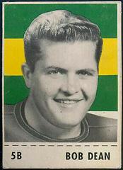 Bob Dean #5B Football Cards 1956 Shredded Wheat Prices