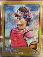 Yadier Molina [Chrome Gold Border] Baseball Cards 2022 Topps Heritage Prices