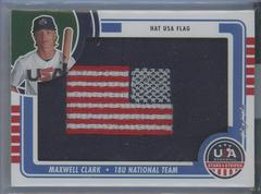 Maxwell Clark [USA Flag] #42 Baseball Cards 2023 Panini Stars & Stripes USA Prices