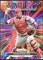 Yadier Molina [Red Prizm] #FL-10 Baseball Cards 2022 Panini Prizm Fearless Prices
