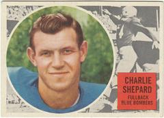 Charlie Shepard Football Cards 1960 Topps CFL Prices