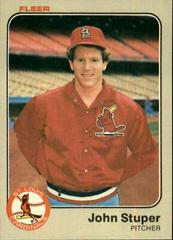 John Stuper Baseball Cards 1983 Fleer Prices
