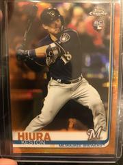 Keston Hiura [Orange Refractor] #38 Baseball Cards 2019 Topps Chrome Update Prices