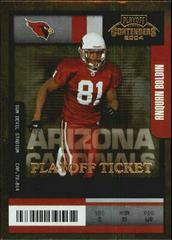Anquan Boldin [Playoff Ticket] #1 Football Cards 2004 Playoff Contenders Prices