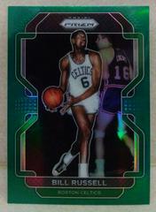 Bill Russell [Green Wave] Basketball Cards 2021 Panini Prizm Prices