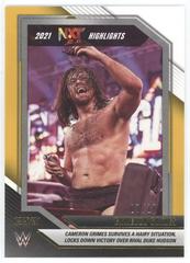 Cameron Grimes [Gold] #39 Wrestling Cards 2022 Panini NXT WWE 2021 Highlights Prices