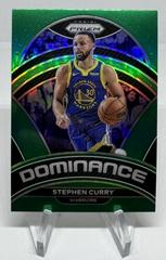 Stephen Curry [Green] #23 Basketball Cards 2022 Panini Prizm Dominance Prices