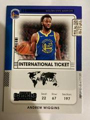 Andrew Wiggins Basketball Cards 2021 Panini Contenders International Ticket Prices
