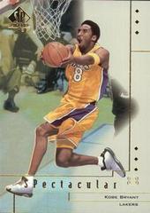 kobe Bryant Basketball Cards 2000 SP Authentic Spectacular Prices
