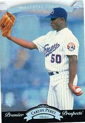 Carlos Perez [Silver] #19 Baseball Cards 1995 SP Prices