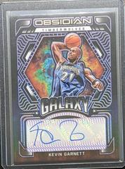 Kevin Garnett [Purple] Basketball Cards 2021 Panini Obsidian Galaxy Autographs Prices