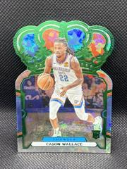 Cason Wallace [Green Crystal FOTL] #1 Basketball Cards 2023 Panini Crown Royale Prices