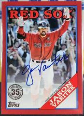 Jason Varitek [Red] #88BA-JVA Baseball Cards 2023 Topps Silver Pack 1988 35th Anniversary Autographs Prices