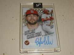 Dylan Carlson [Gold Refractor] Baseball Cards 2022 Topps Pristine Autographs Prices