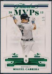 Miguel Cabrera [Emerald] #71 Baseball Cards 2021 Panini Flawless Prices