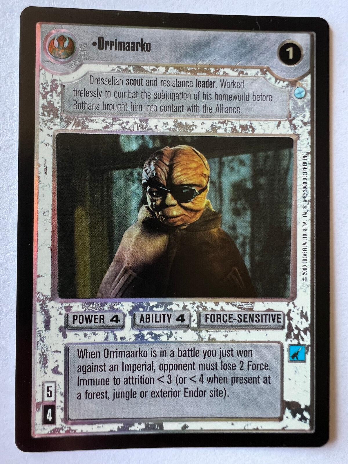 Orrimaarko [Foil] Star Wars CCG Reflections II