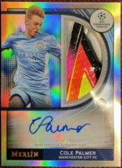 Cole Palmer Soccer Cards 2021 Topps Merlin Chrome UEFA Match Ball Signatures Prices