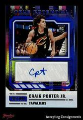 Craig Porter Jr. [Blue] #7 Basketball Cards 2023 Panini Recon True Potential Signature Prices