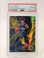 LaMelo Ball [Variation Asia Gold] #1 Basketball Cards 2021 Panini Spectra Prices