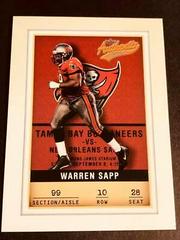 Warren Sapp #10 Football Cards 2002 Fleer Authentix Prices