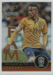 Neymar Jr. [Orange Prizm] #17 Soccer Cards 2015 Panini Select Ultimate Team Prices