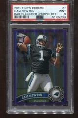 Cam Newton [Purple Refractor] Football Cards 2011 Topps Chrome Prices