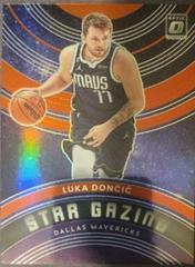 Luka Doncic [Red] #6 Basketball Cards 2022 Panini Donruss Optic Star Gazing Prices