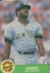 Ouch [Don Baylor] Baseball Cards 1986 Fleer Prices