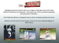 Hobby Box Baseball Cards 2021 Stadium Club Prices