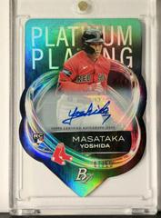Masataka Yoshida [Autograph Aqua] Baseball Cards 2023 Bowman Platinum Plating Die Cut Prices