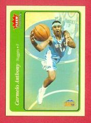 Carmelo Anthony Basketball Cards 2004 Fleer Prices