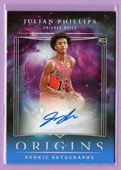 Julian Phillips [Blue] #15 Basketball Cards 2023 Panini Origins Rookie Autograph Prices