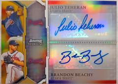 Julio Teheran [Gold Refractor] #5 Baseball Cards 2011 Bowman Sterling Rookie Autographs Prices