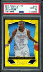 Kevin Durant [Gold Prizm] Basketball Cards 2013 Panini Select Prices