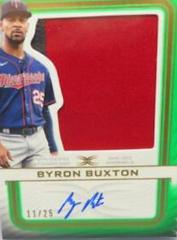 Byron Buxton [Green] #ARC-BB Baseball Cards 2023 Topps Definitive Autograph Relic Collection Prices